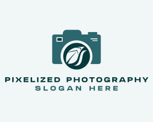 Camera Leaf Photography logo design