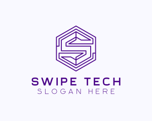 Tech Company Letter S logo design