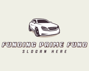 Sedan Car Driving Logo