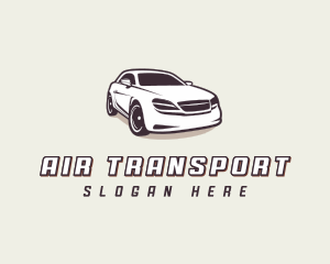 Sedan Car Driving logo design