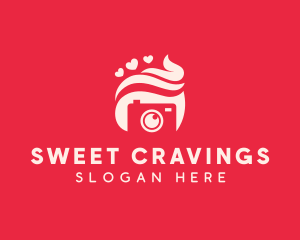 Sweet Confectionery Camera logo design