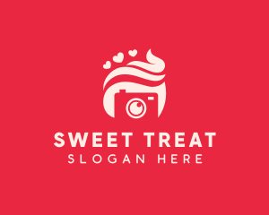 Sweet Confectionery Camera logo design