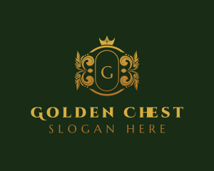 Golden Royal Crown logo design