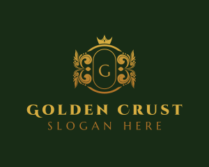 Golden Royal Crown logo design