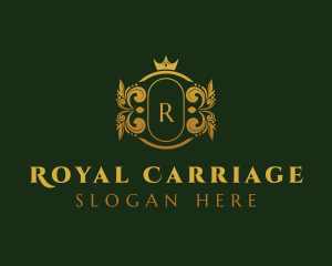 Golden Royal Crown logo design