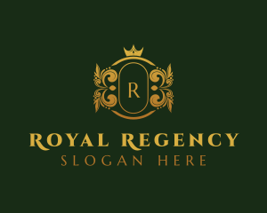 Golden Royal Crown logo design