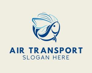 Fishing Transportation Vessel logo design