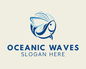 Fishing Transportation Vessel logo design