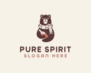 Bear Liquor Scarf logo