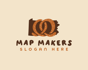 Pennsylvania Pretzel Bread logo design