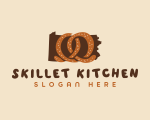 Pennsylvania Pretzel Bread logo design