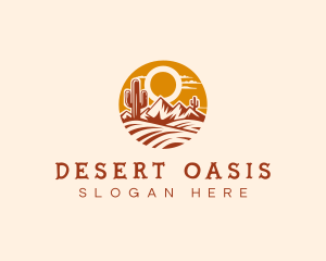 Desert Sand Sunset logo design