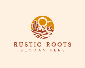 Desert Sand Sunset logo design