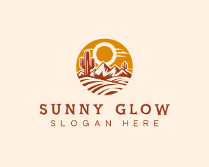 Desert Sand Sunset logo design