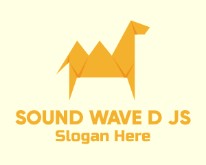 Yellow Camel Origami Logo