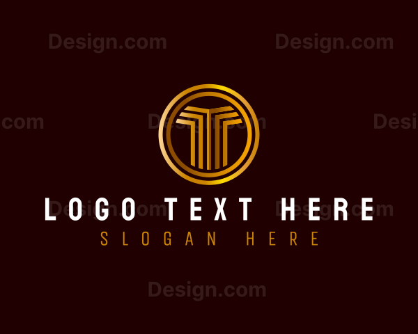 Elegant Deluxe Letter T Logo