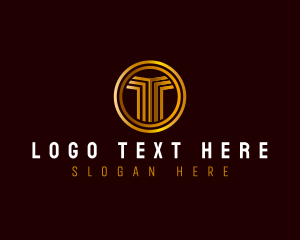 Elegant Deluxe Letter T logo