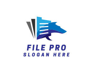 Pet Document Files logo design