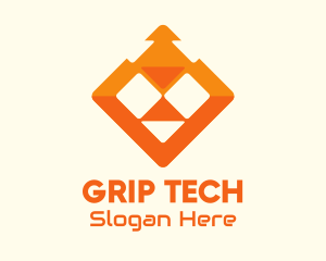 Orange Lion Tech logo design