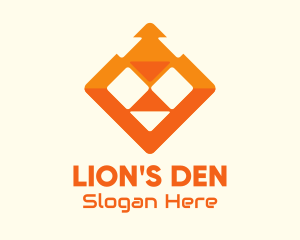 Orange Lion Tech logo design