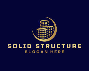 Building Structure Skyscraper logo design