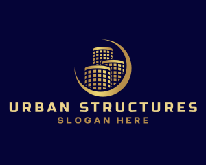 Building Structure Skyscraper logo design