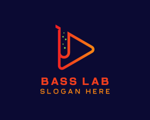 Lab Music App logo design