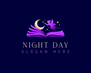 Book Fairy Night logo design