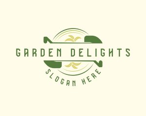 Gardening Leaf Shovel logo design