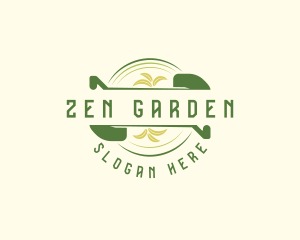 Gardening Leaf Shovel logo design