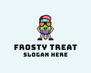 Cool Popsicle Dessert logo