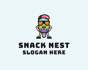 Cool Popsicle Dessert logo design