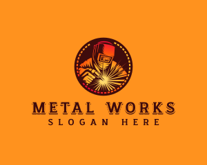 Industrial Metal Welding logo design