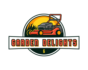 Gardening Lawn Mower  logo design