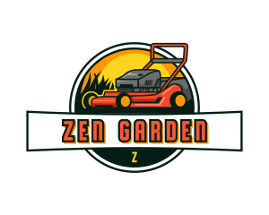 Gardening Lawn Mower  logo design