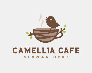 Bird Nest Cafe logo design