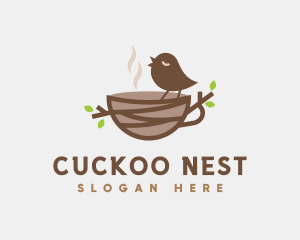 Bird Nest Cafe logo design