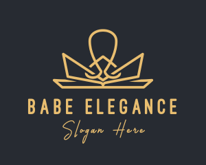 Elegant Jewelry Crown logo design