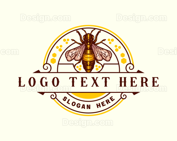 Bumblebee Honey Bee Logo