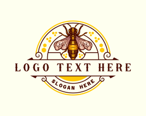 Bumblebee Honey Bee logo