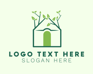 Landscaping Leaf House logo