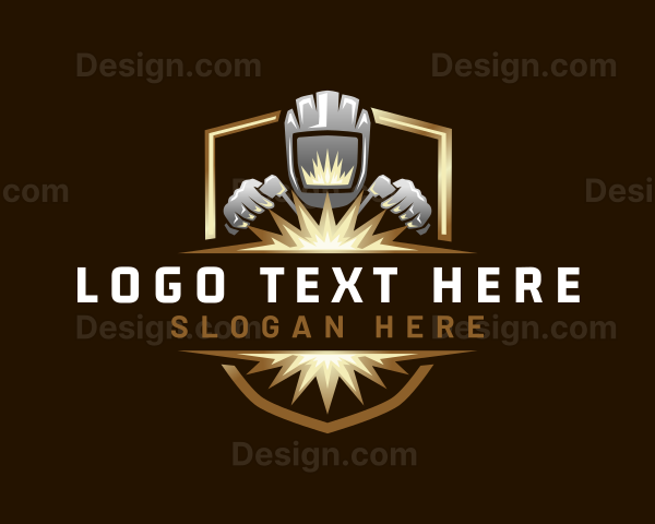 Industrial Shield Welding Logo