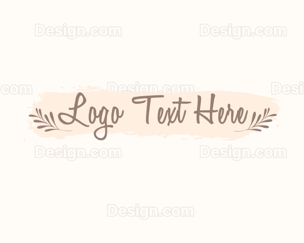 Organic Beauty Script Logo