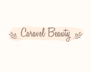 Organic Beauty Script  logo design