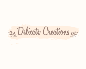 Organic Beauty Script  logo design