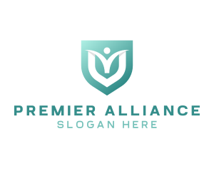 Professional Leader Shield logo design