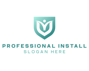 Professional Leader Shield logo design