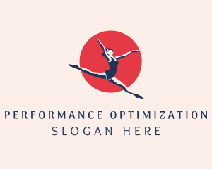 Female Ballerina Physique logo design