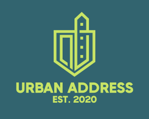 Urban Green Construction  logo design