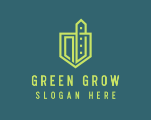 Urban Green Construction  logo design